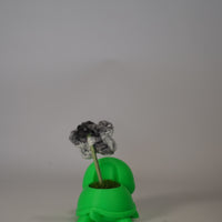 Handmade Crochet Flower in Turtle Flower Pot