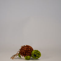 Handmade Crochet Turtle Keychain