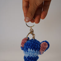 Handmade Stitch-Inspired Crochet Keychain