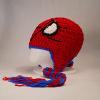 Handmade Spider-Man Inspired Crochet Beanie