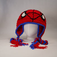 Handmade Spider-Man Inspired Crochet Beanie