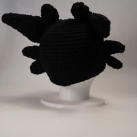 Handmade Dragon-Inspired Crochet Beanie